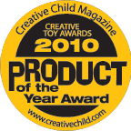 2010 Product of the year for Learn with Yoga Cards for Kids by Addriya