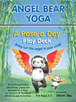 Angel Bear Yoga Play Deck by Christi Eley