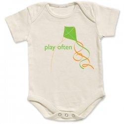 Play Often Organic Onsie for children from tees for change