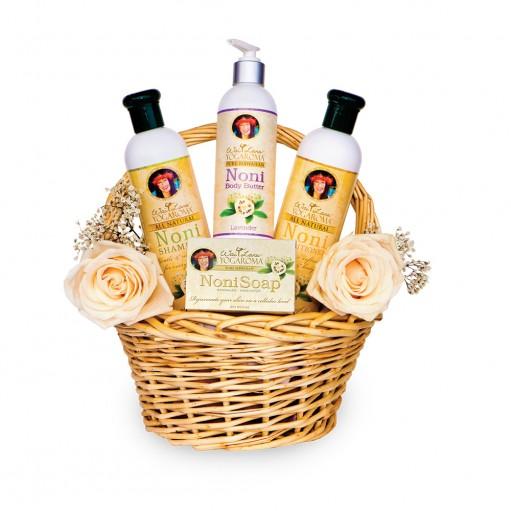 noni body care gift basket all natural